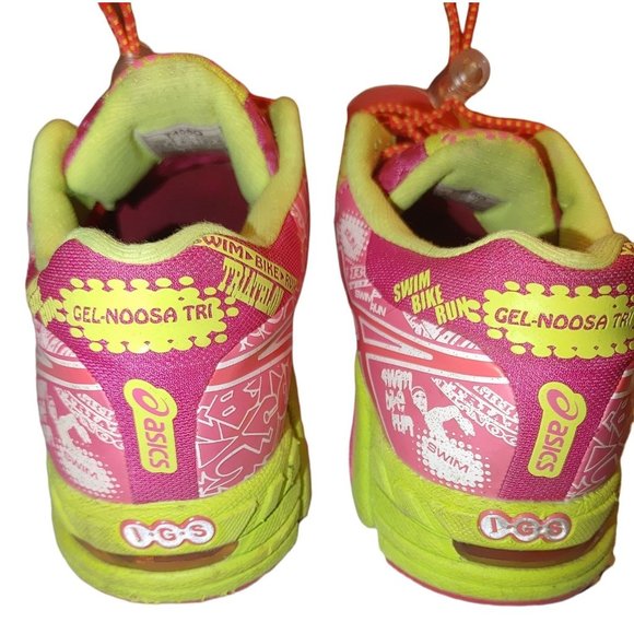 Womens ASICS Sneakers Pink Size 6.5 Gel Noosa Tri - Picture 4 of 8
